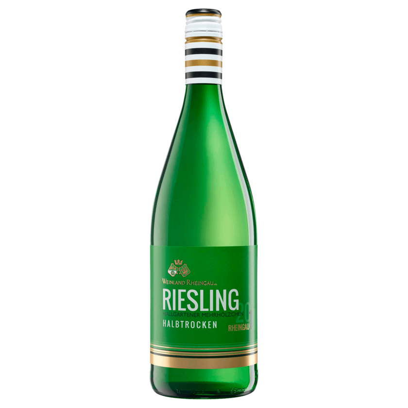 Weinland Rheingau Weißwein Riesling QbA halbtrocken 1l